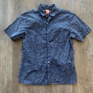 Tori Richard Hawaiian Shirt Mens L Short Sleeve Cotton Lawn Button Up Money